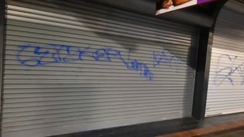 Graffiti, a report photo
