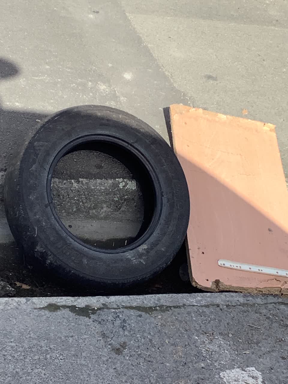 The photograph attached to this rubbish/recycling report