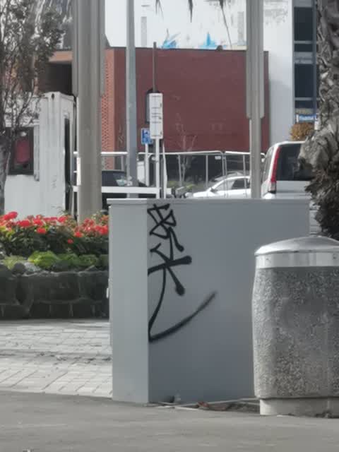 Graffiti, a report photo