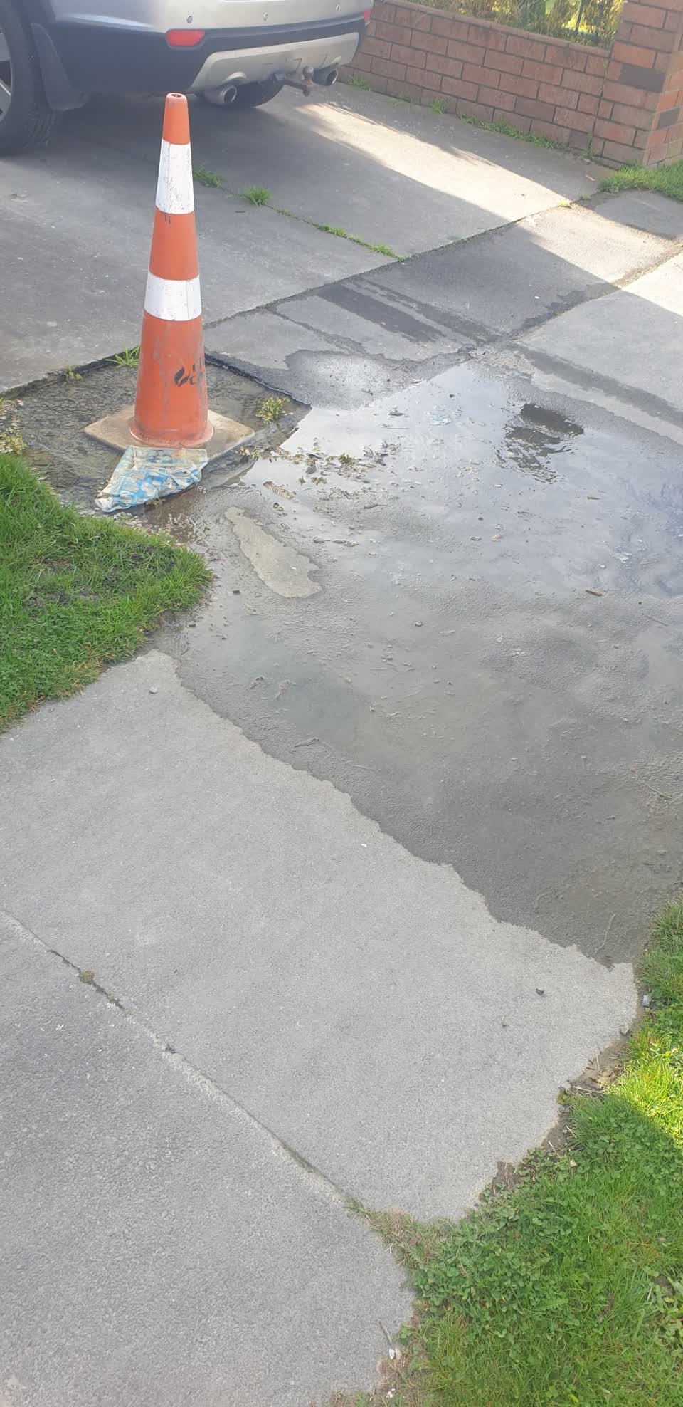 The photograph attached to this water supply report