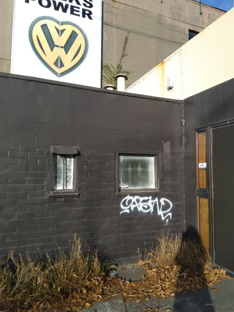 Graffiti, a report photo