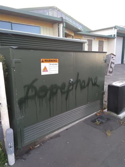 Graffiti, a report photo