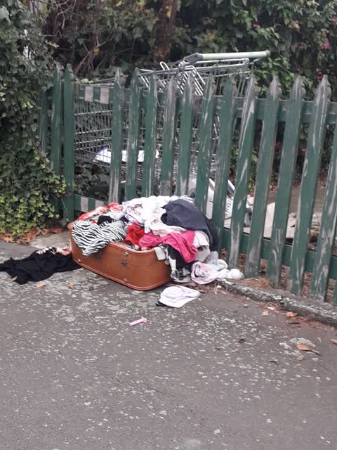 Rubbish/Recycling, a report photo