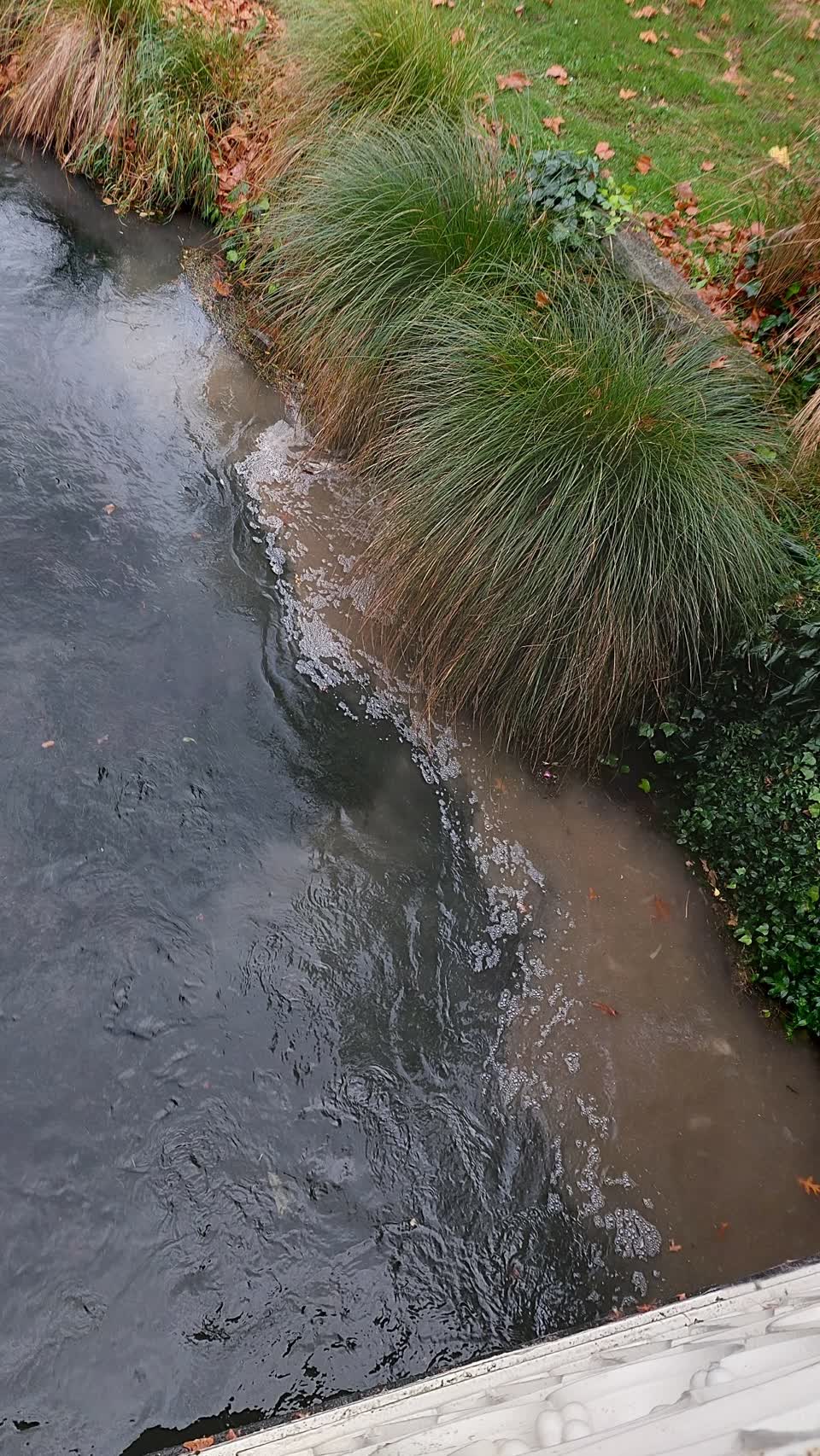 The photograph attached to this wastewater/stormwater report