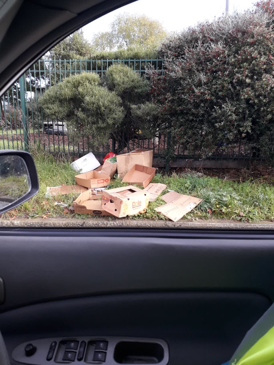 The photograph attached to this rubbish/recycling report