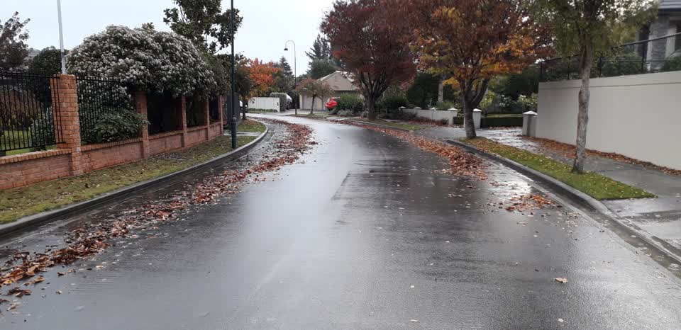 The photograph attached to this flooding report