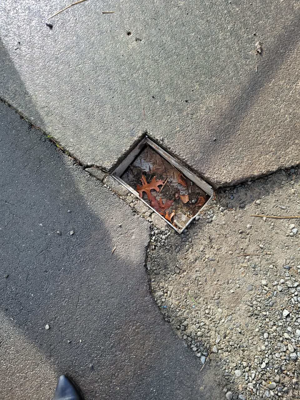 The photograph attached to this wastewater/stormwater report