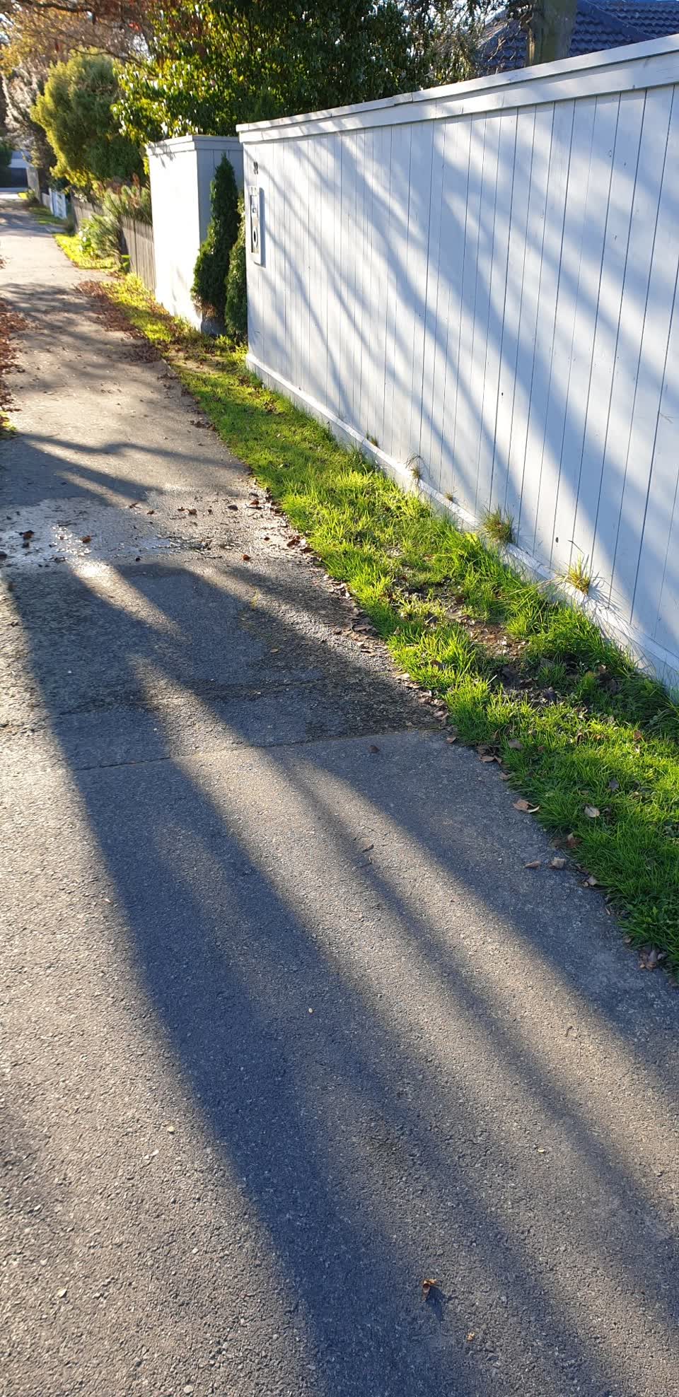 The photograph attached to this water leak report