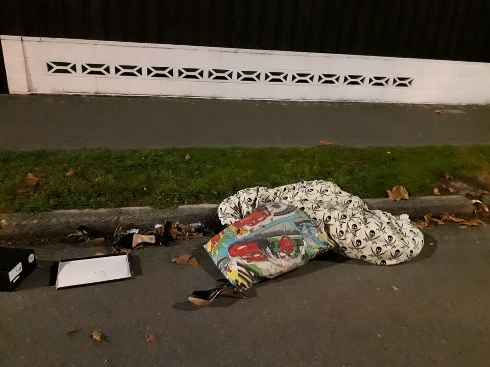 The photograph attached to this rubbish/recycling report