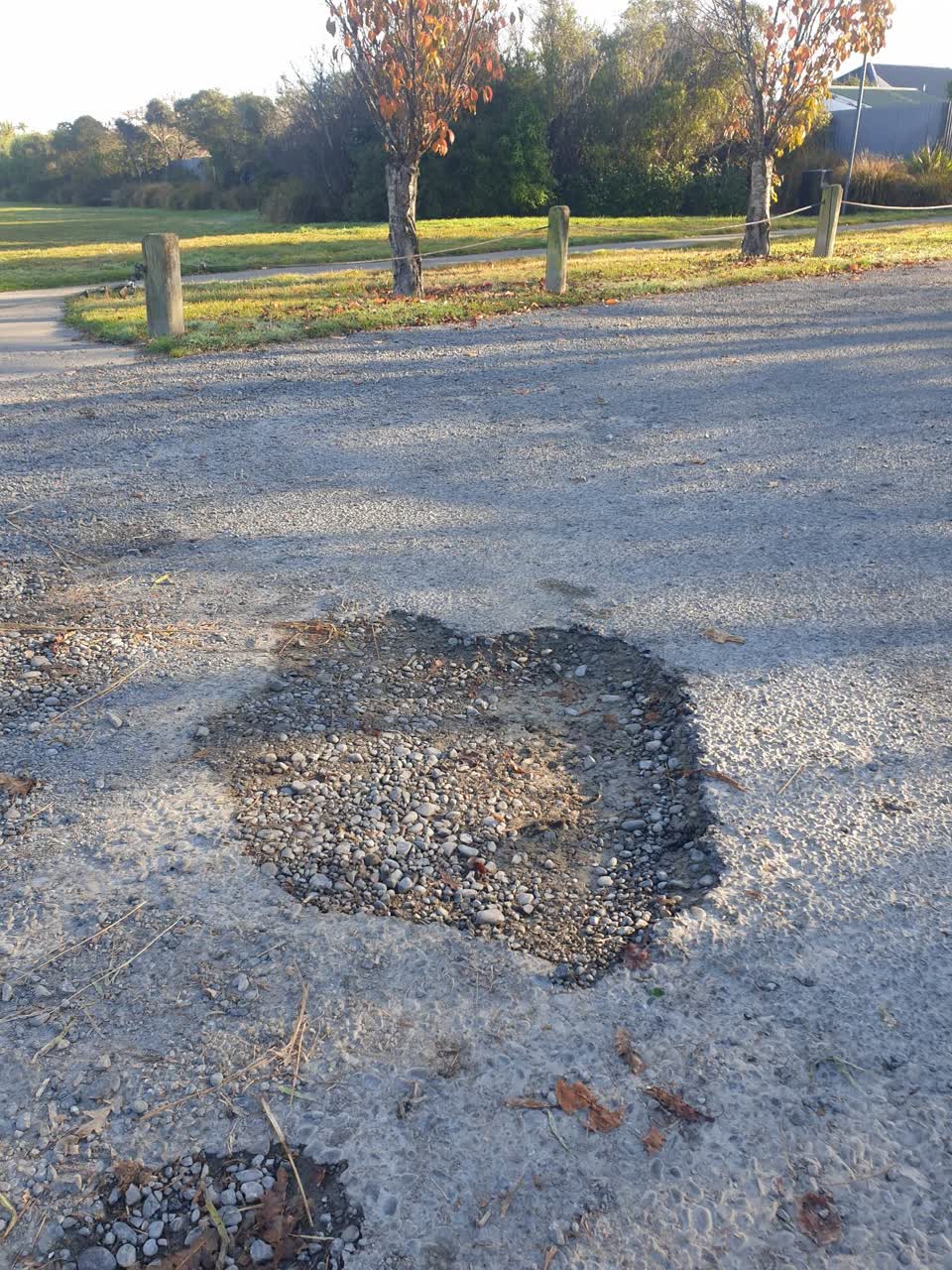 The photograph attached to this parks report