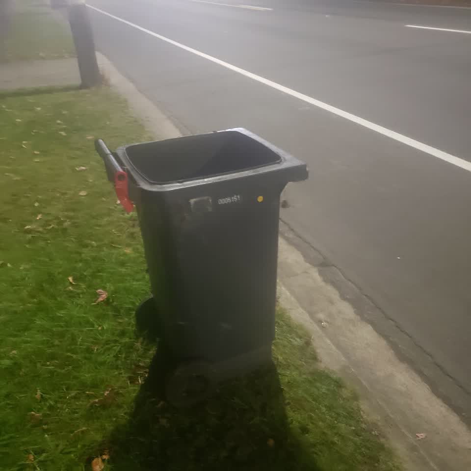 The photograph attached to this rubbish/recycling report
