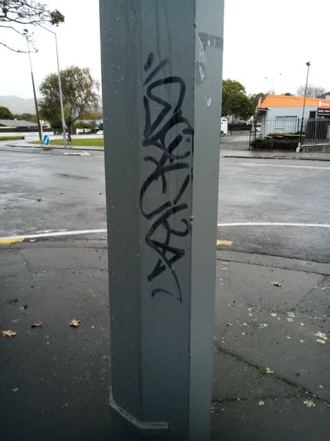 Graffiti, a report photo