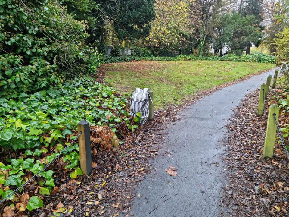 The photograph attached to this rubbish/recycling report