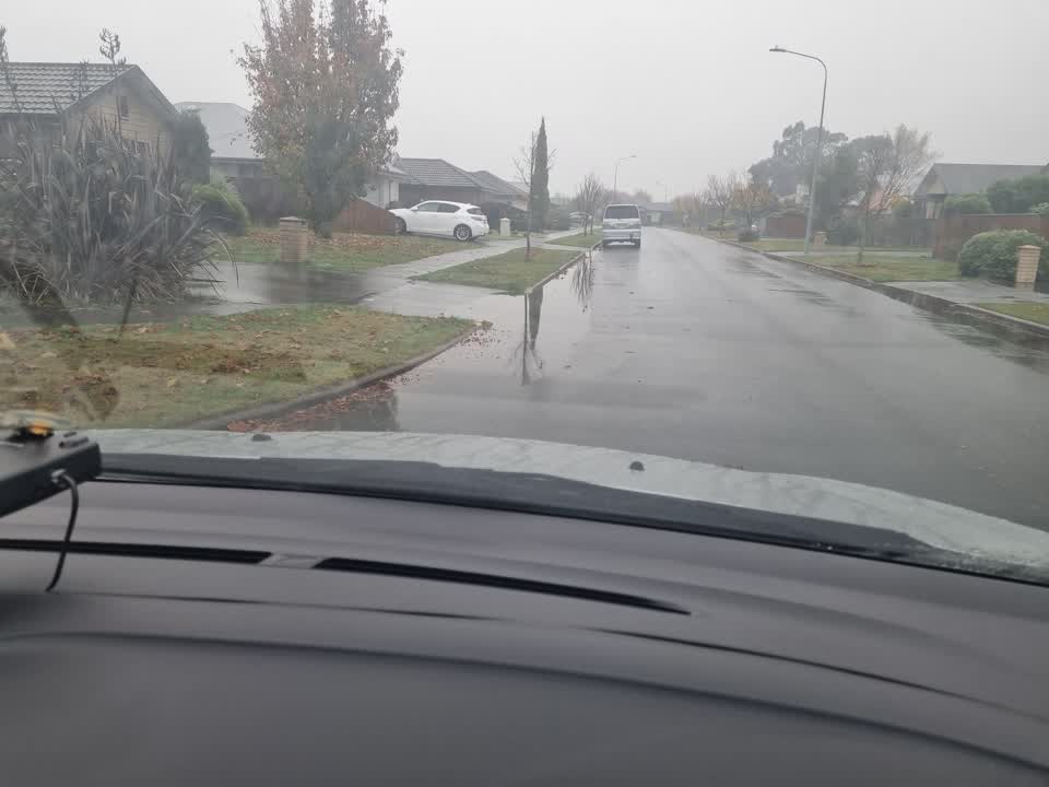 The photograph attached to this flooding report