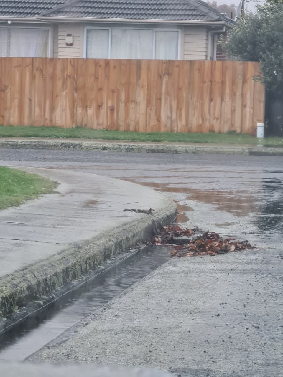 The photograph attached to this wastewater/stormwater report