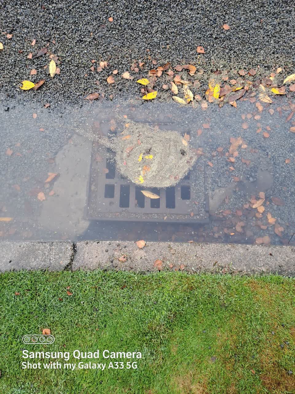 The photograph attached to this wastewater/stormwater report