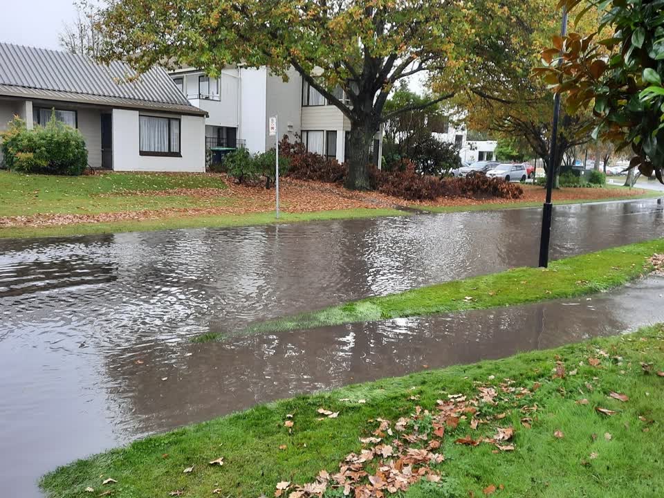 The photograph attached to this flooding report