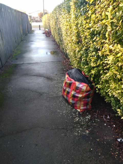 Rubbish/Recycling, a report photo