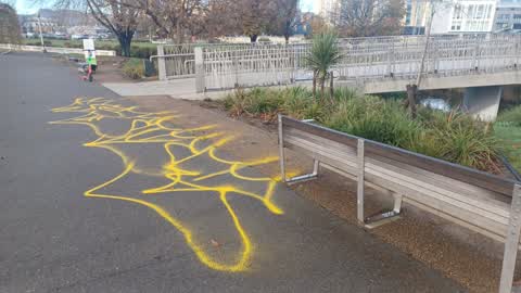 Graffiti, a report photo