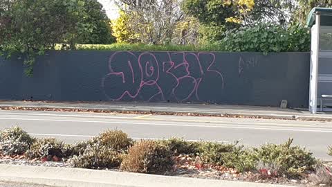 Graffiti, a report photo
