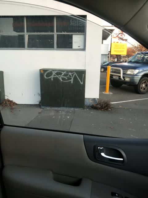 Graffiti, a report photo