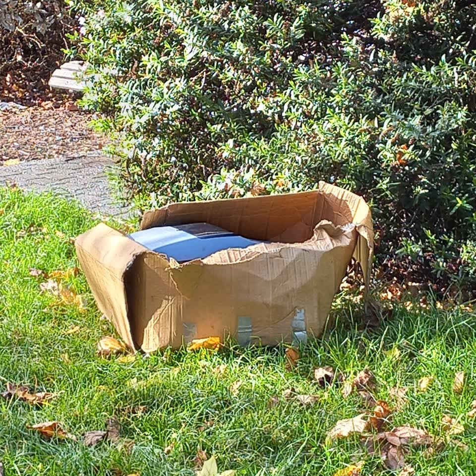 The photograph attached to this rubbish/recycling report