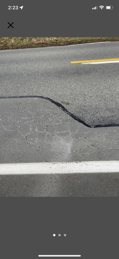 Roading/Streets, a report photo