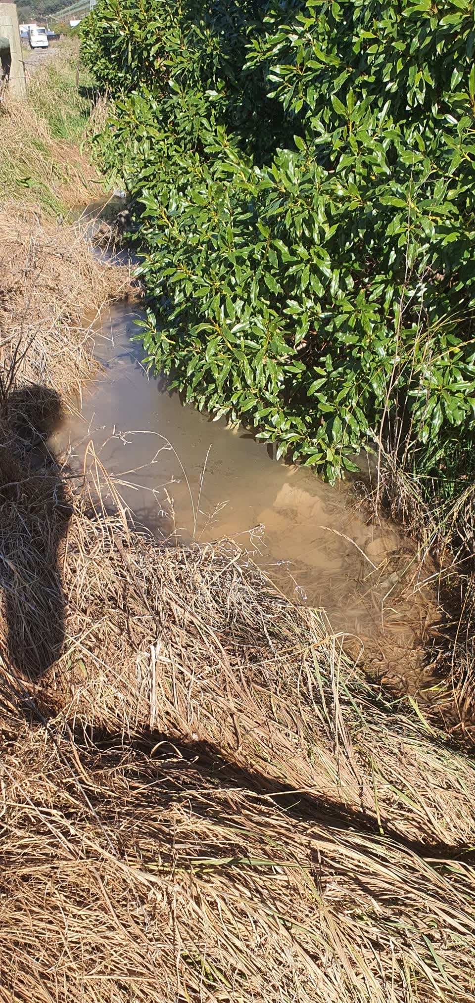 The photograph attached to this wastewater/stormwater report
