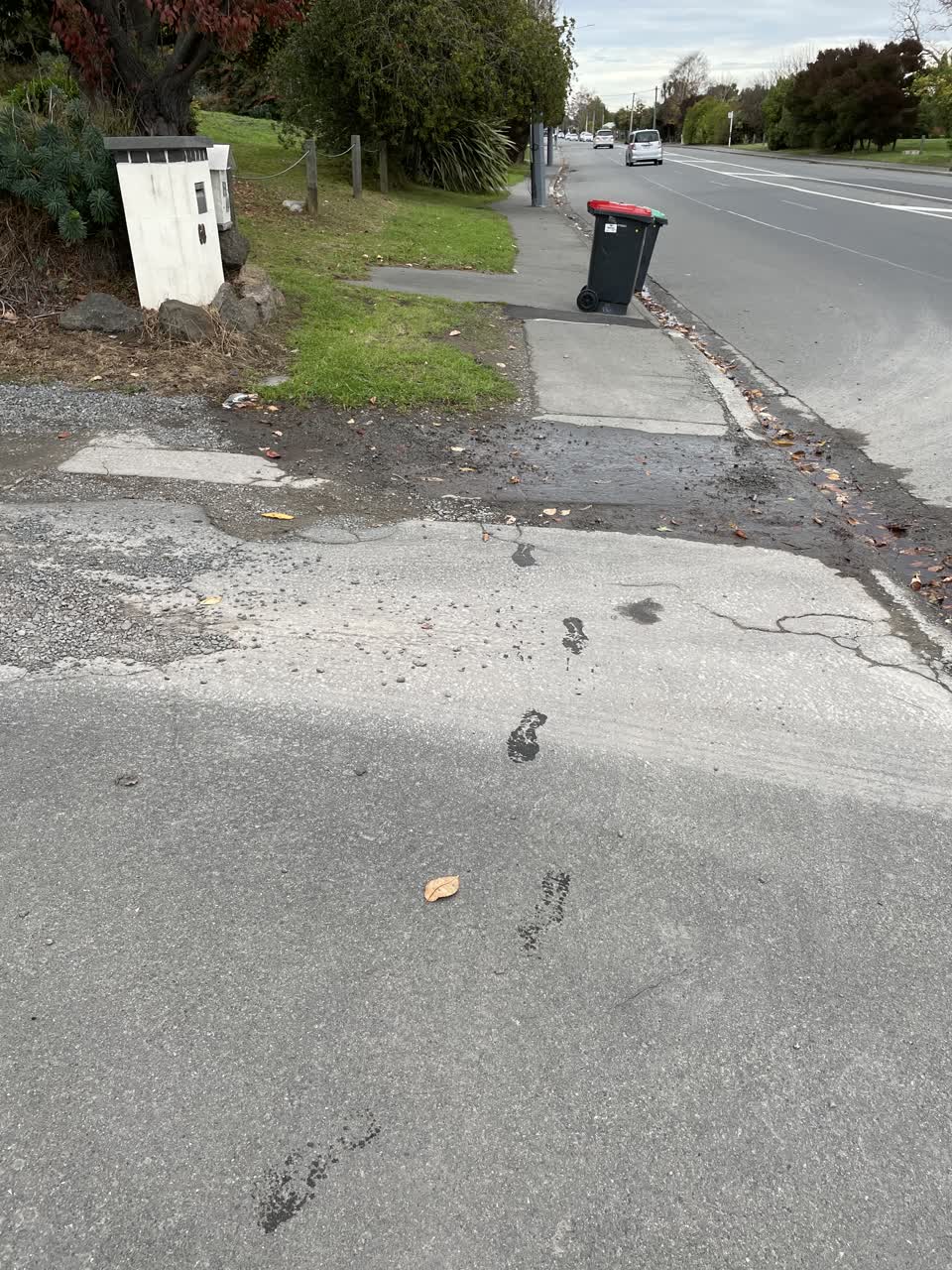 The photograph attached to this water leak report