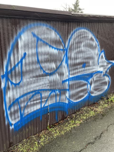 Graffiti, a report photo
