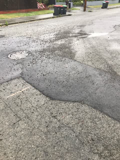 Roading/Streets, a report photo