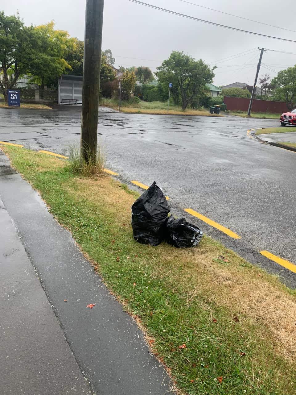 The photograph attached to this rubbish/recycling report