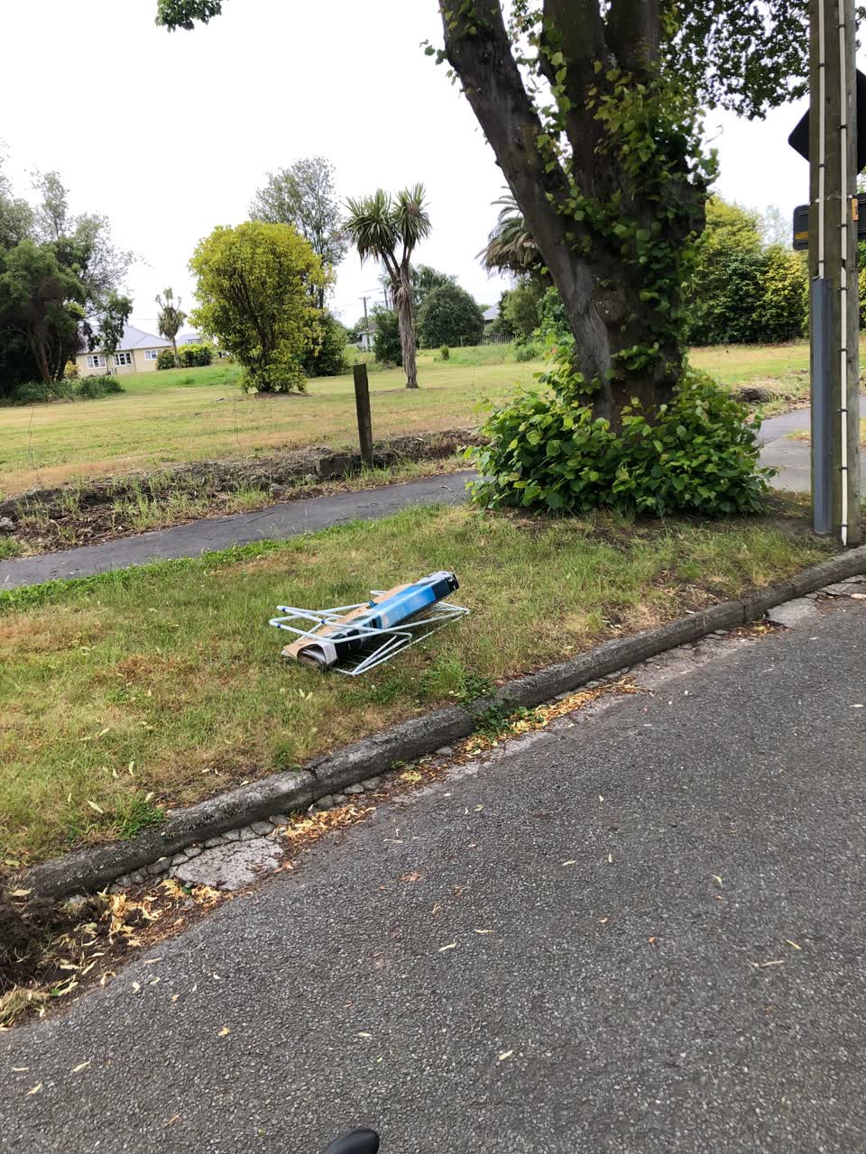 The photograph attached to this rubbish/recycling report