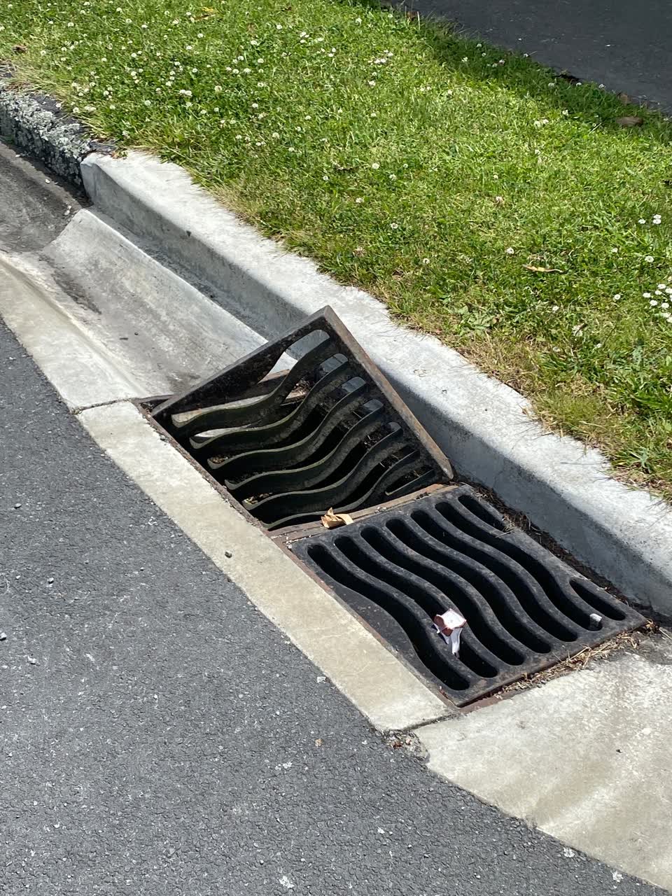 The photograph attached to this wastewater/stormwater report