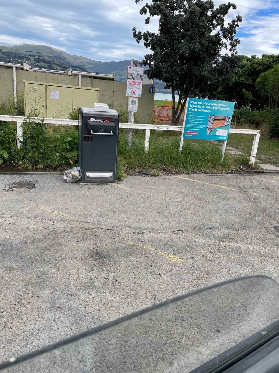 The photograph attached to this rubbish/recycling report