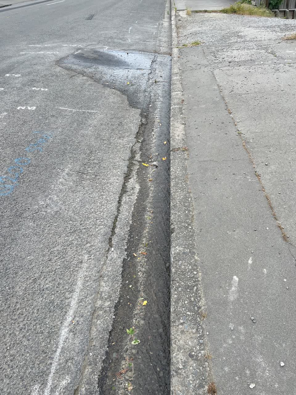 The photograph attached to this wastewater/stormwater report