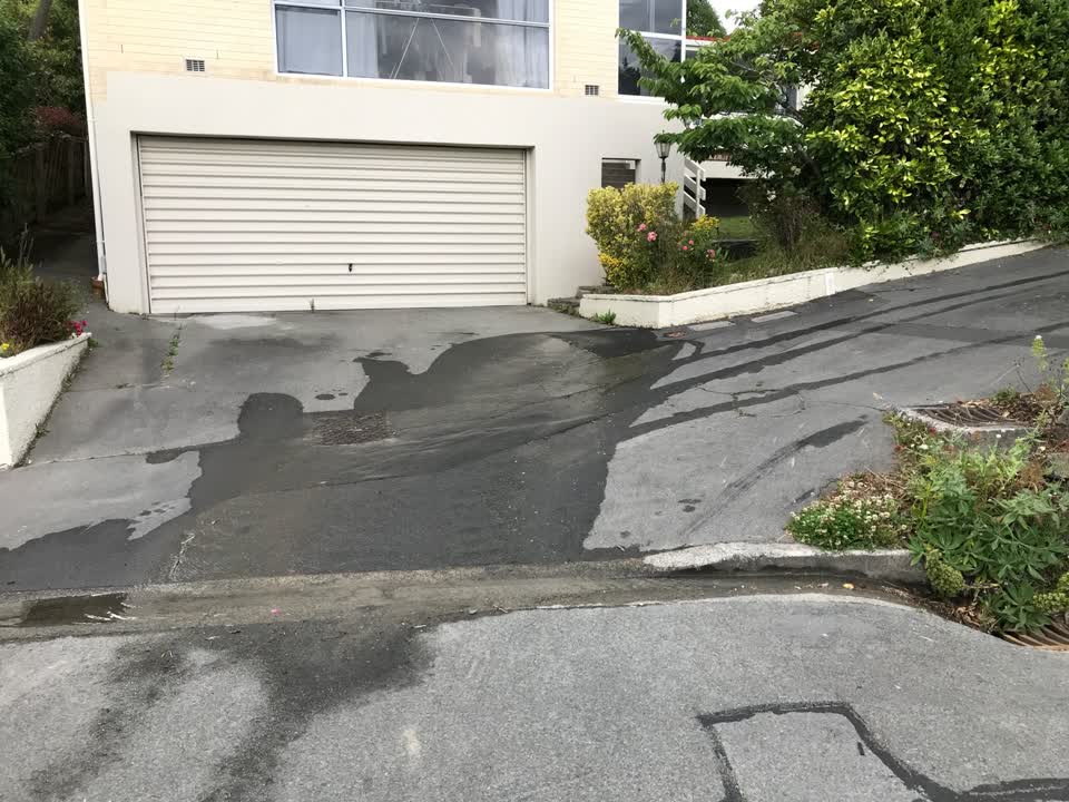 The photograph attached to this water leak report