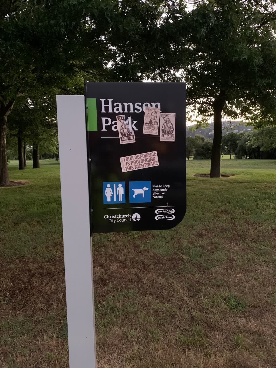 The photograph attached to this parks report