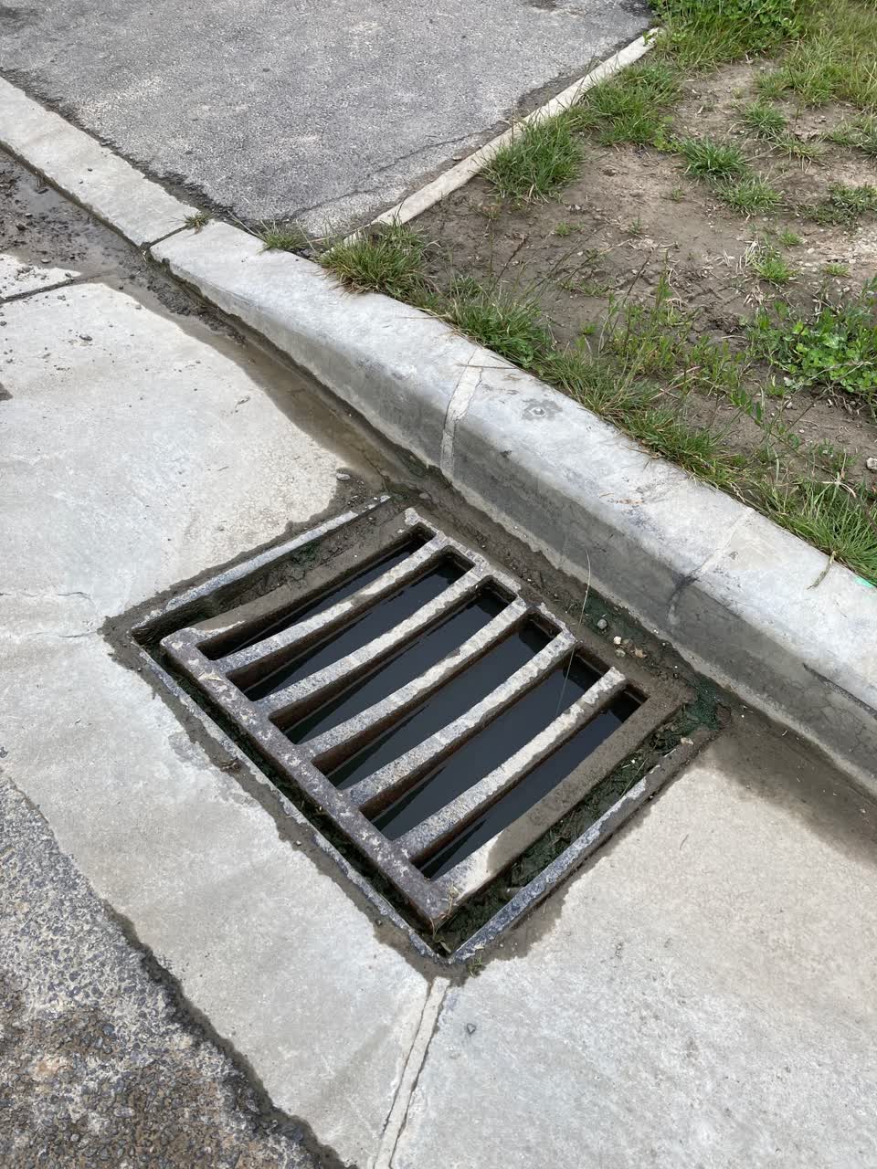 The photograph attached to this wastewater/stormwater report