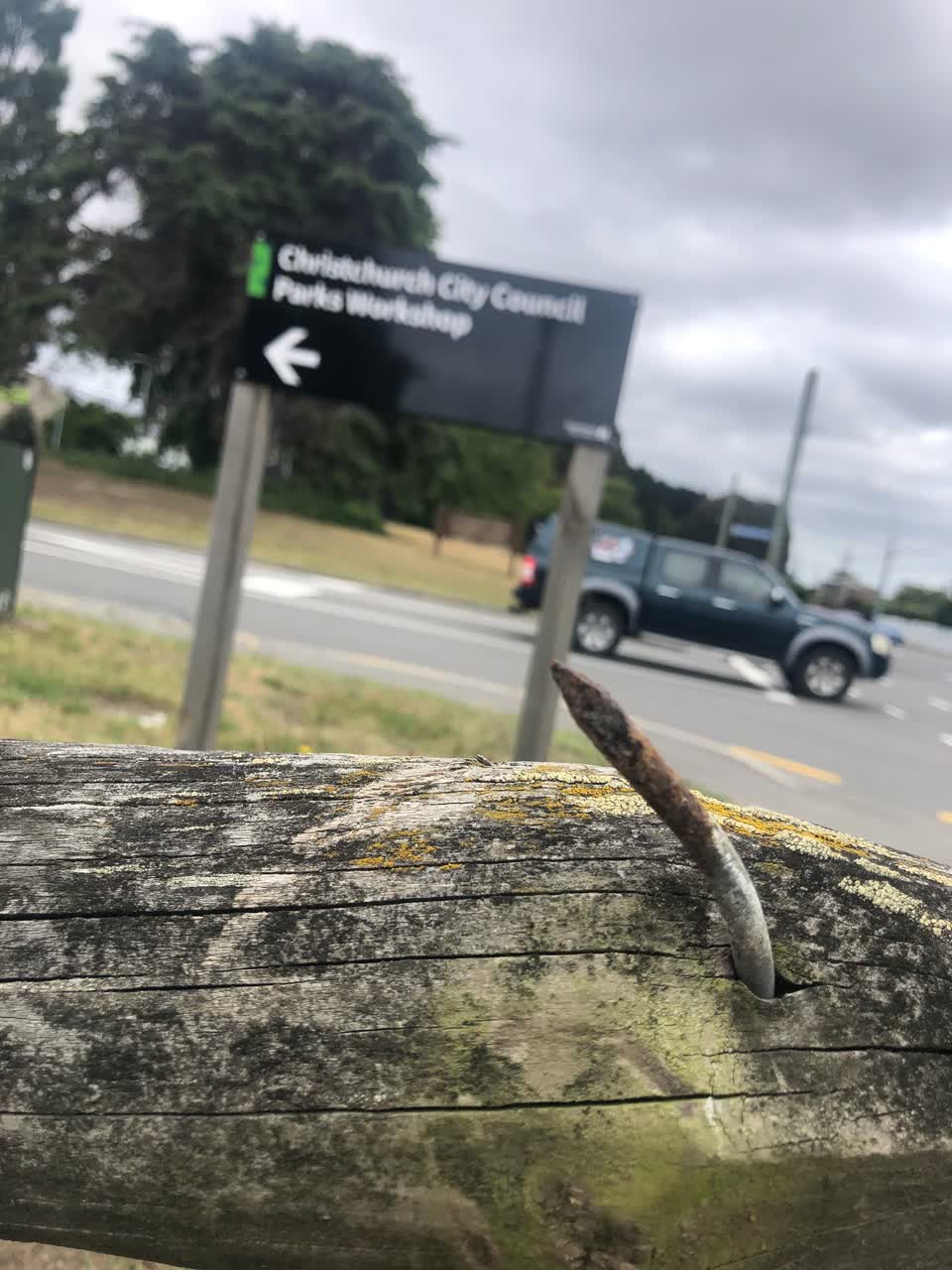 The photograph attached to this parks report