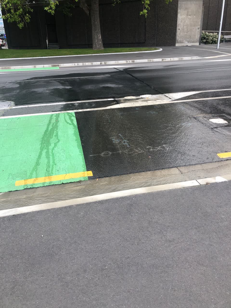 The photograph attached to this water leak report