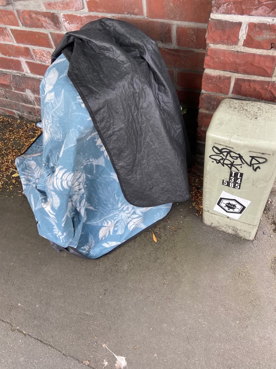 The photograph attached to this rubbish/recycling report