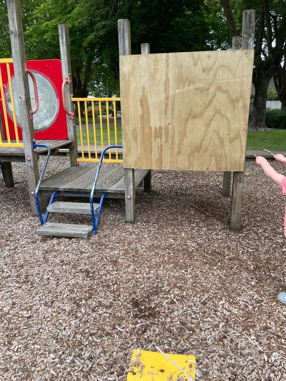 The photograph attached to this parks report