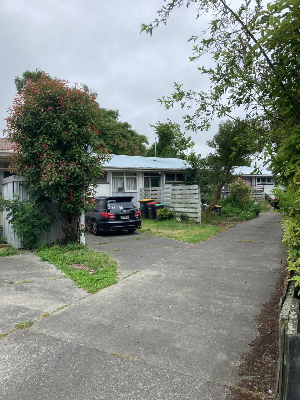 The photograph attached to this water leak report