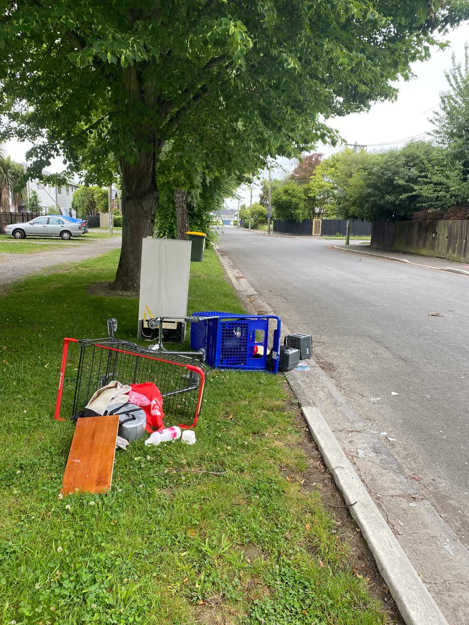 The photograph attached to this rubbish/recycling report