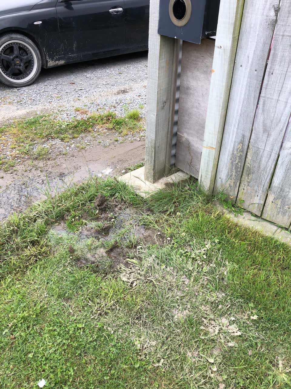 The photograph attached to this flooding report