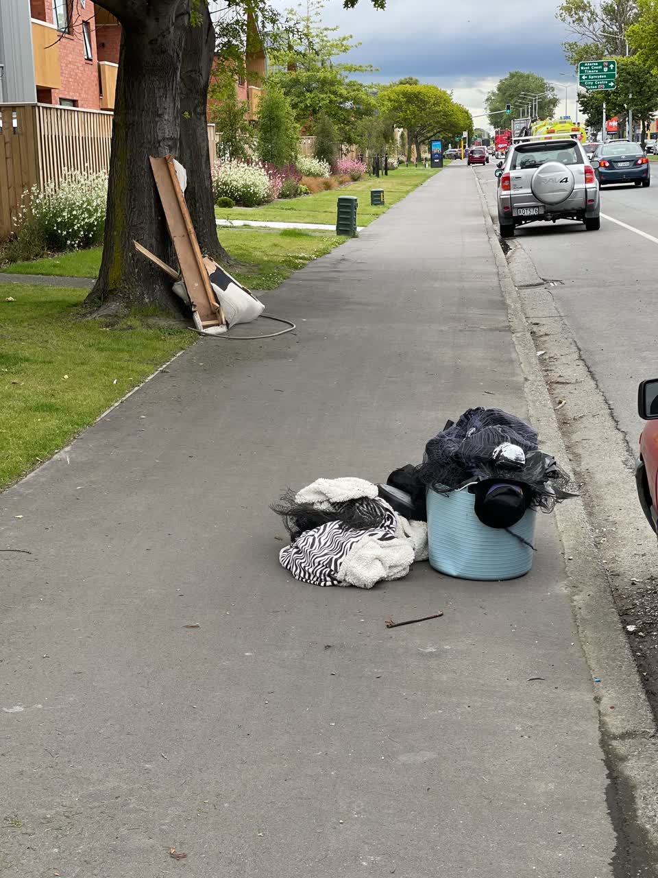 The photograph attached to this rubbish/recycling report