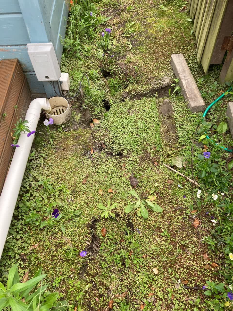 The photograph attached to this wastewater/stormwater report