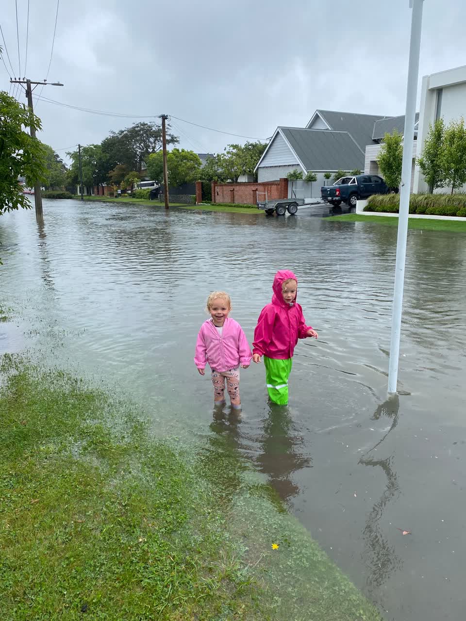 The photograph attached to this flooding report