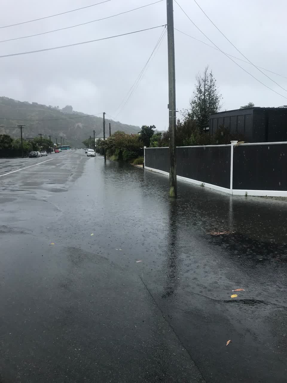 The photograph attached to this flooding report